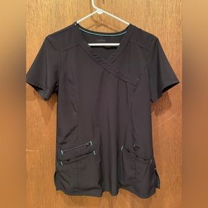 Black scrub top